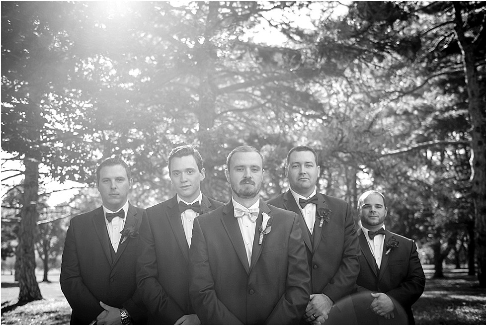 groomsmen portrait Omaha Nebraska
