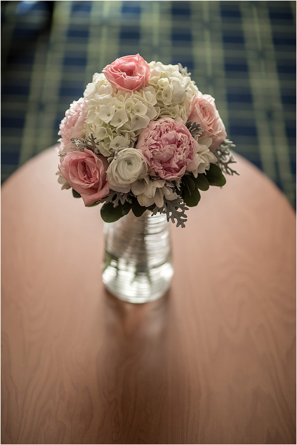 bouquet on table