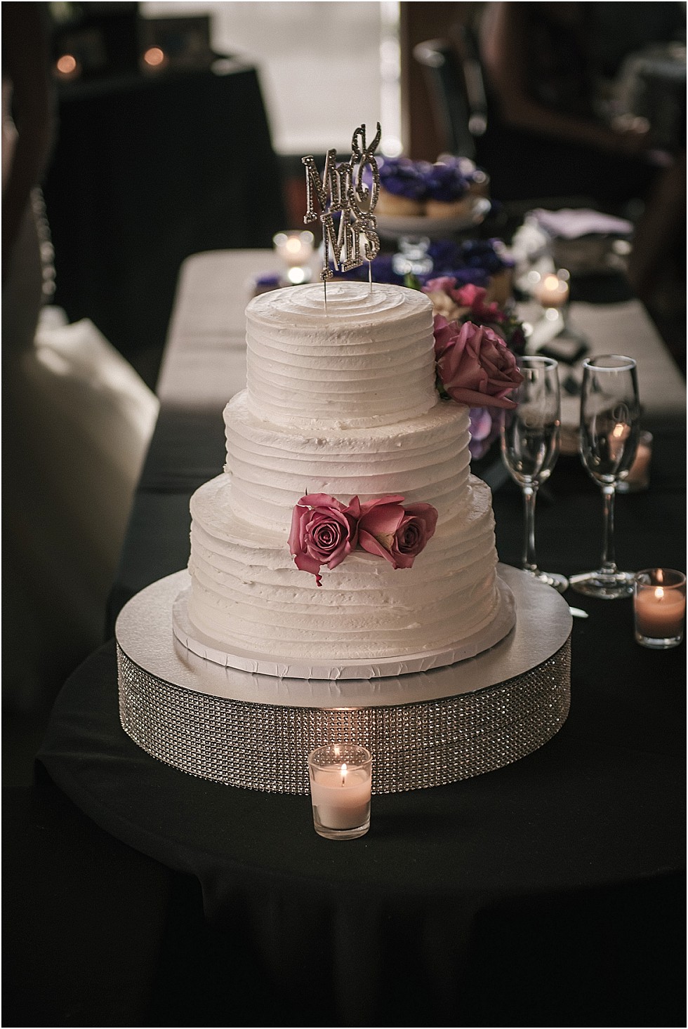 wedding cake at Champion's Club Lincoln Nebraska